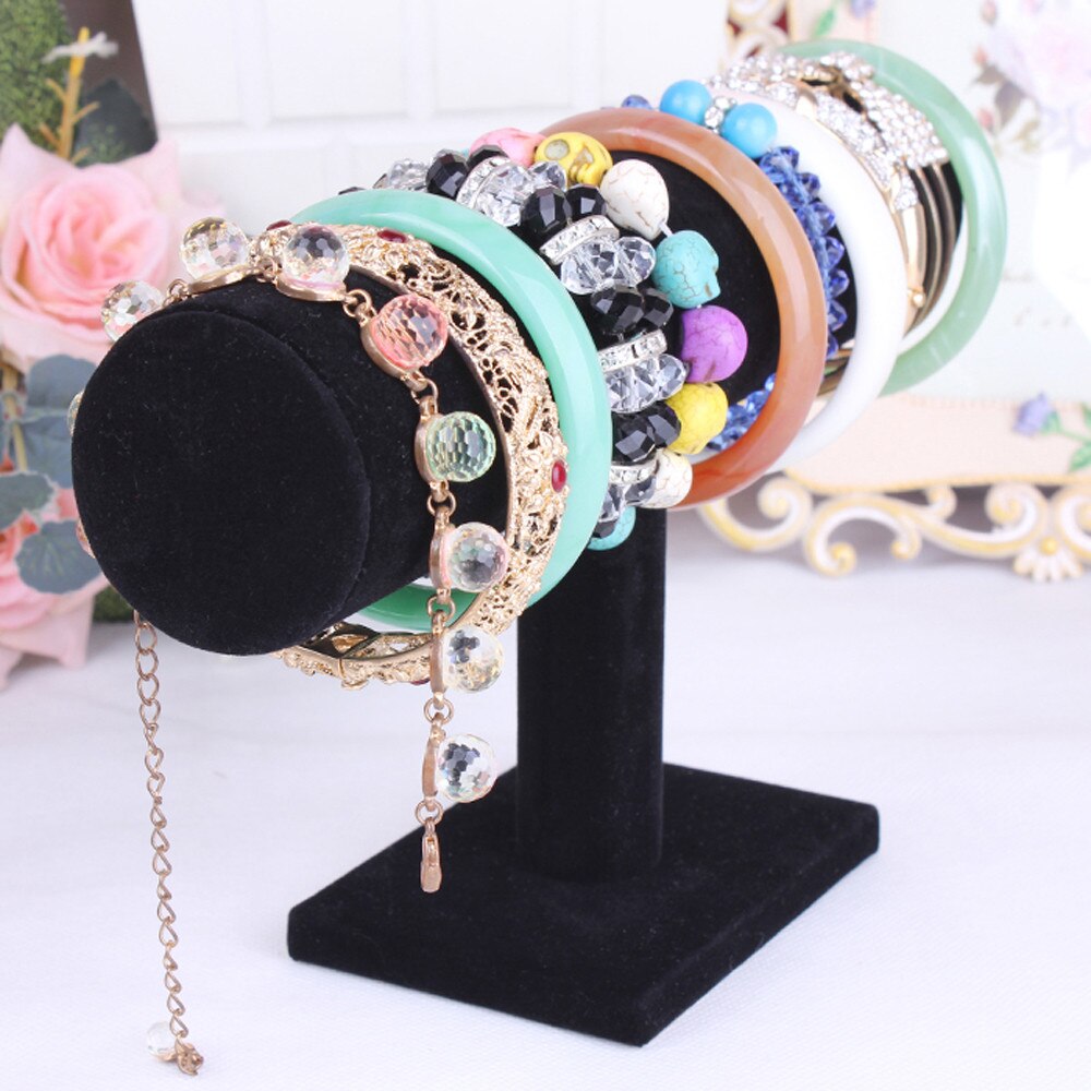 Velvet Jewelry Rack Organizer Rack Bracelet Necklace Stand Organizer Holder Display Necklace Chain Bracelet Showing Holder