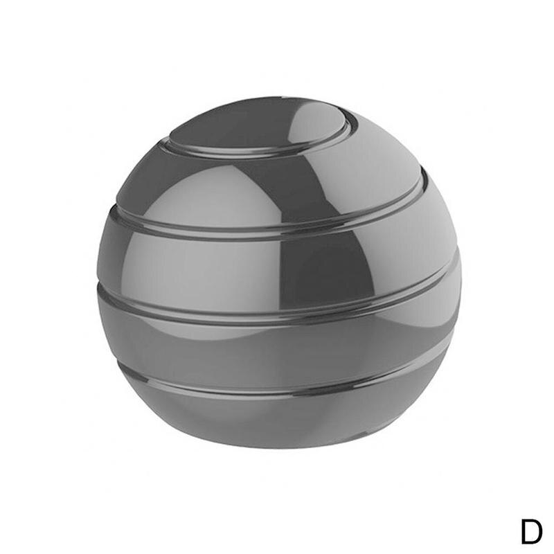 30mm desktop dekompression roterende sfærisk gyroskop flydende legetøj skrivebord finger illusion optisk legetøj gyro metal  j6 b 6: D