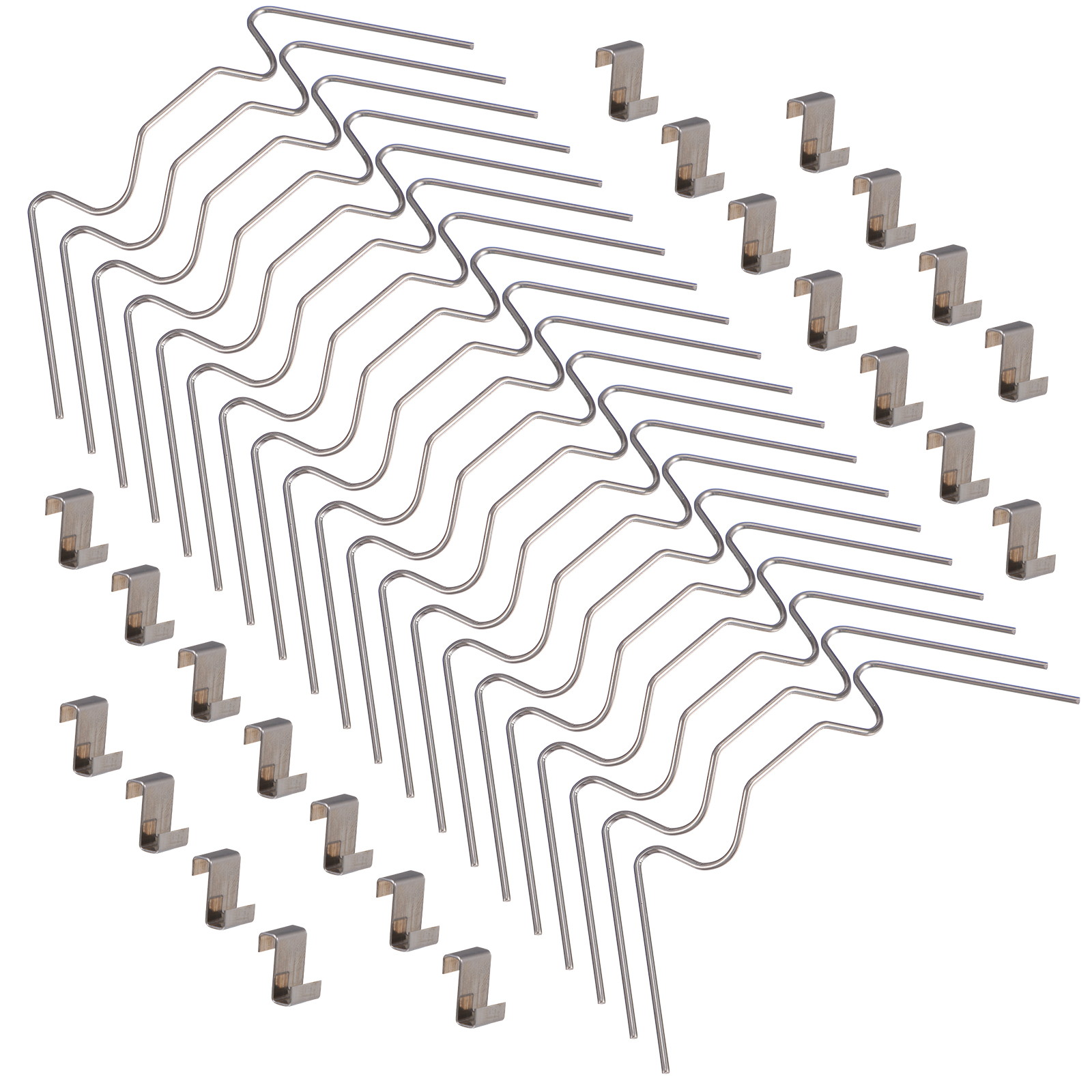 100Pcs Useful Greenhouse Glazing Clips Practical Glass Pane Fixing Clips