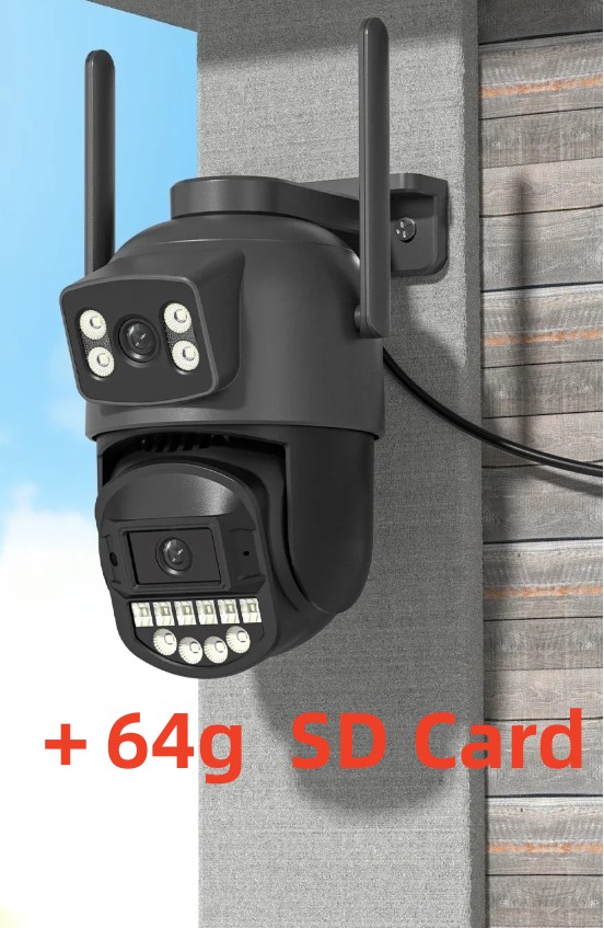 Xiaomi PTZ IP Camera 8MP 5K Outdoor Dual Lens Dual Screen 5G WIFI Camera AI Security Protection CCTV Surveillance Camera: 1/1.8"