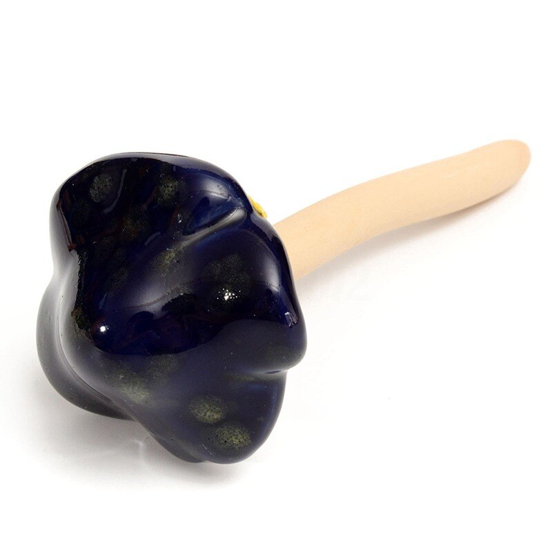 4Pcs Ceramic Toadstools For The Garden Tinkling Mushrooms Garden Ornaments Decor