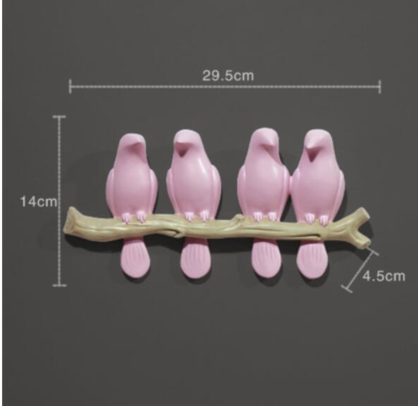 ART BIRD WALL DECORATION BIRD IN TREE BRANCH BRIEF HOME DECOR