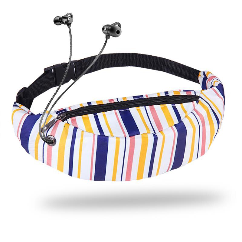 Colorful Waist Bag Waterproof Travelling Mobile Phone Waist Pack For Women Belt Bag: 15