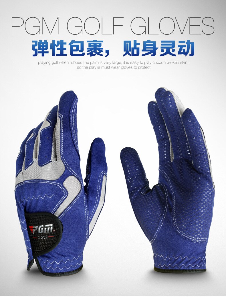 Golf gloves Men's microfiber gloves Non-slip particle gloves left and right hands