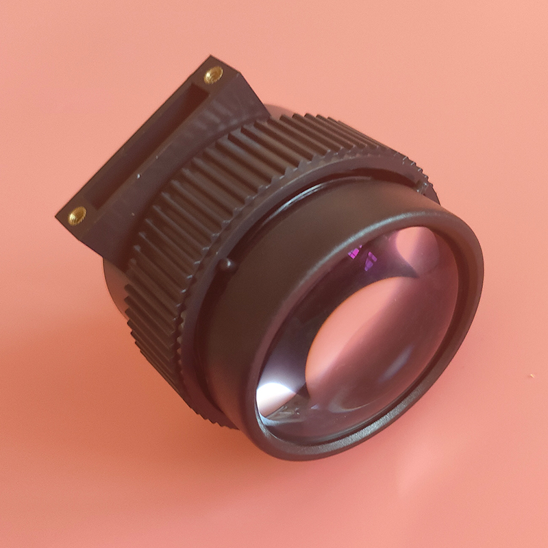 Lente HD para proyector LCD de 4,3 pulgadas, 3 uds., longitud focal de proyección de elementos, lente de cristal con lupa de 142mm