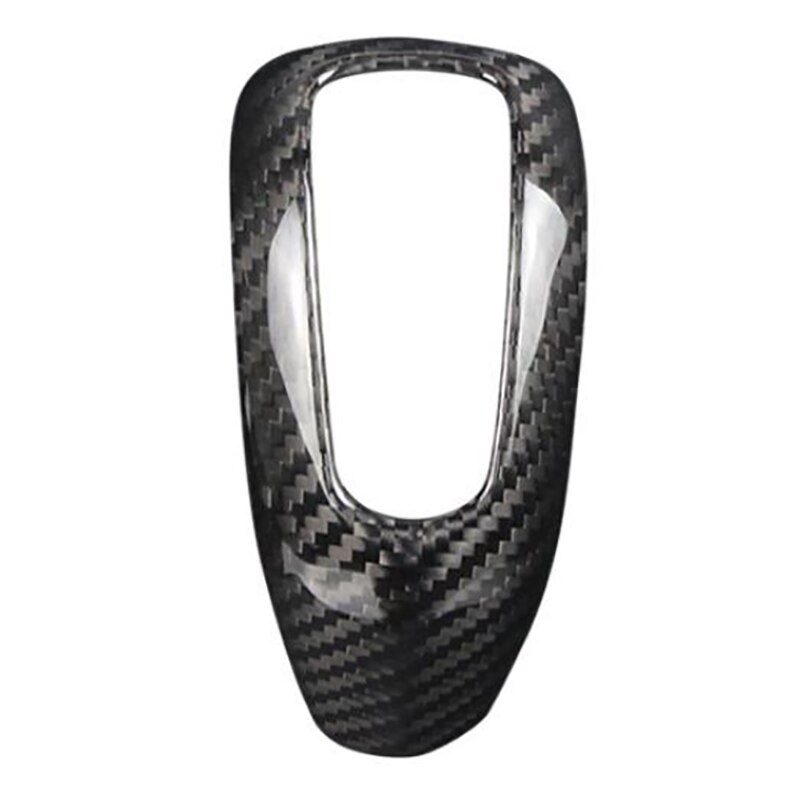 Dla Cadillac Ct6 Xt4 2019-2020 pokrowiec gałki zmiany biegów z włókna węglowego obudowa na pokrętło dopasowanie ozdobna ramka akcesoria samochodowe: Default Title