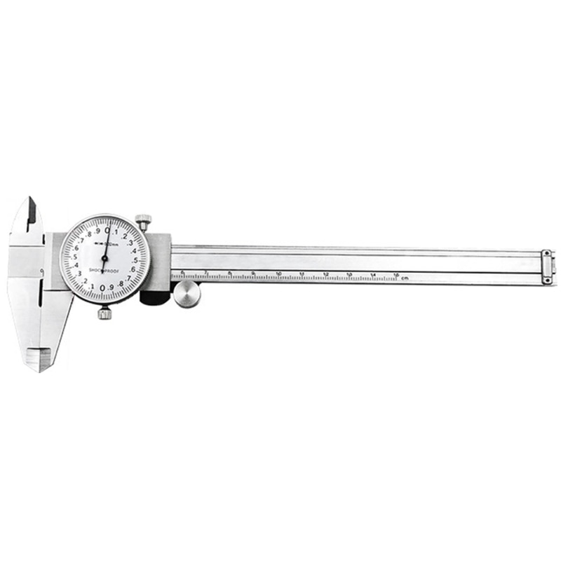 Metric Gauge Precision Dial Vernier Caliper Measuring Tool 0-150mm Shock-proof 63HA