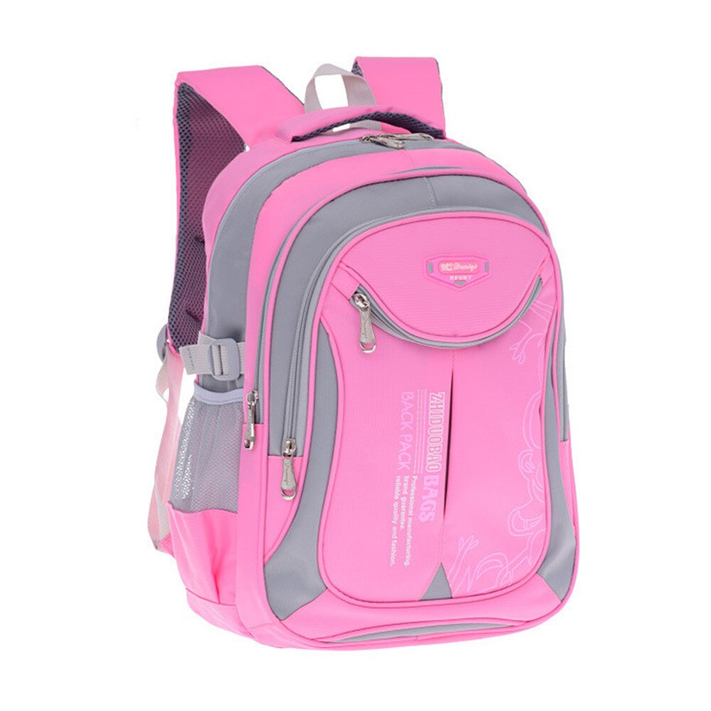 Children Orthopedics School Bags Kids Backpack In Primary Schoolbag For Teenagers Girls Boys Waterproof Mochila escolar: pink