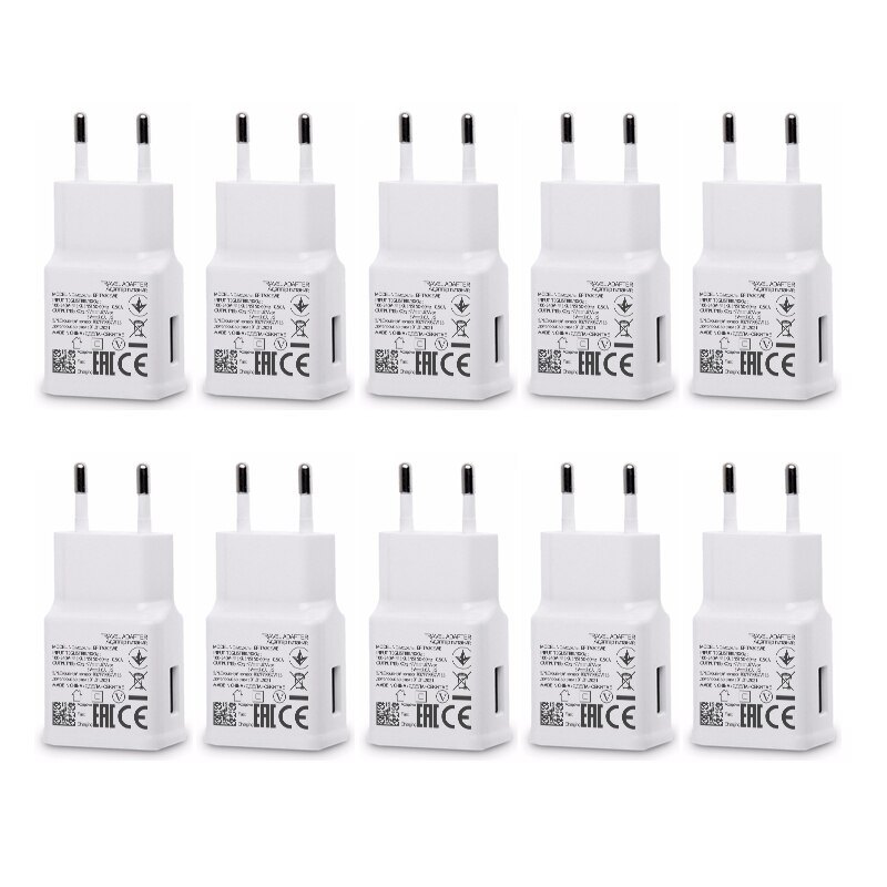 10 Stks/partij 9V1.67A 15W Usb Adaptieve Fast Charger Quick Charge Adapter Voor Samsung Galaxy S20 S10 S10E S9 S8 plus Note 8 9 10 5