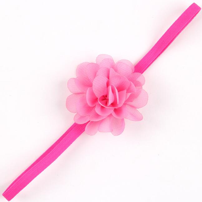 1 Piece MAYA STEPAN Children Headdress Chiffon Flower Hairband Baby Newborn Girls Hair Rope Headband Headwear Headwrap: 13