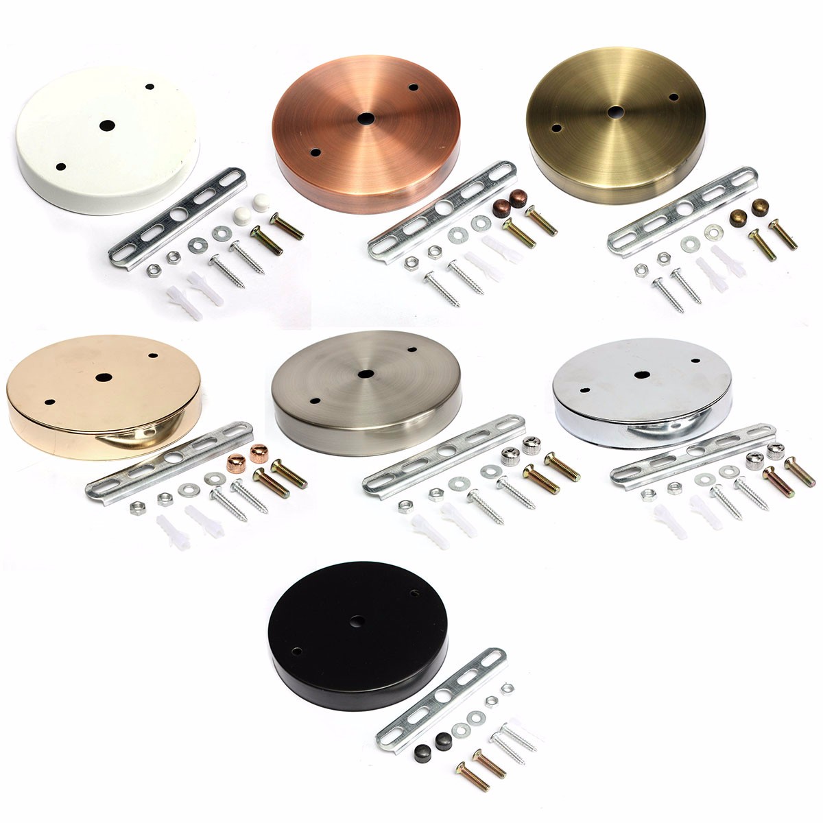 120mm -sokkel lampe sokkel holder tak kalesje lampet vegglamper montere ledet årgang pendel lys lampe tallerken utgangspunkt