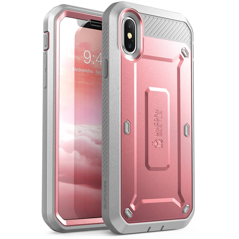 Für iphone 5 5s SE/6 6 S/6 6S Plus/7 8/7 8 Plus/X XS fall UB Pro Full-Körper Robuste Holster Abdeckung mit Integrierten Bildschirm Protector