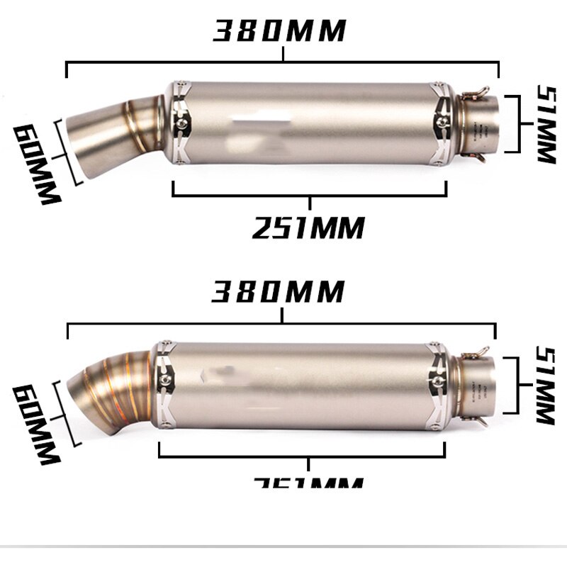universal Motorcycle for Yoshimura Exhaust Universal Motorbike Exhaust Muffler Escape For NC700 CBR500RR GSXR250