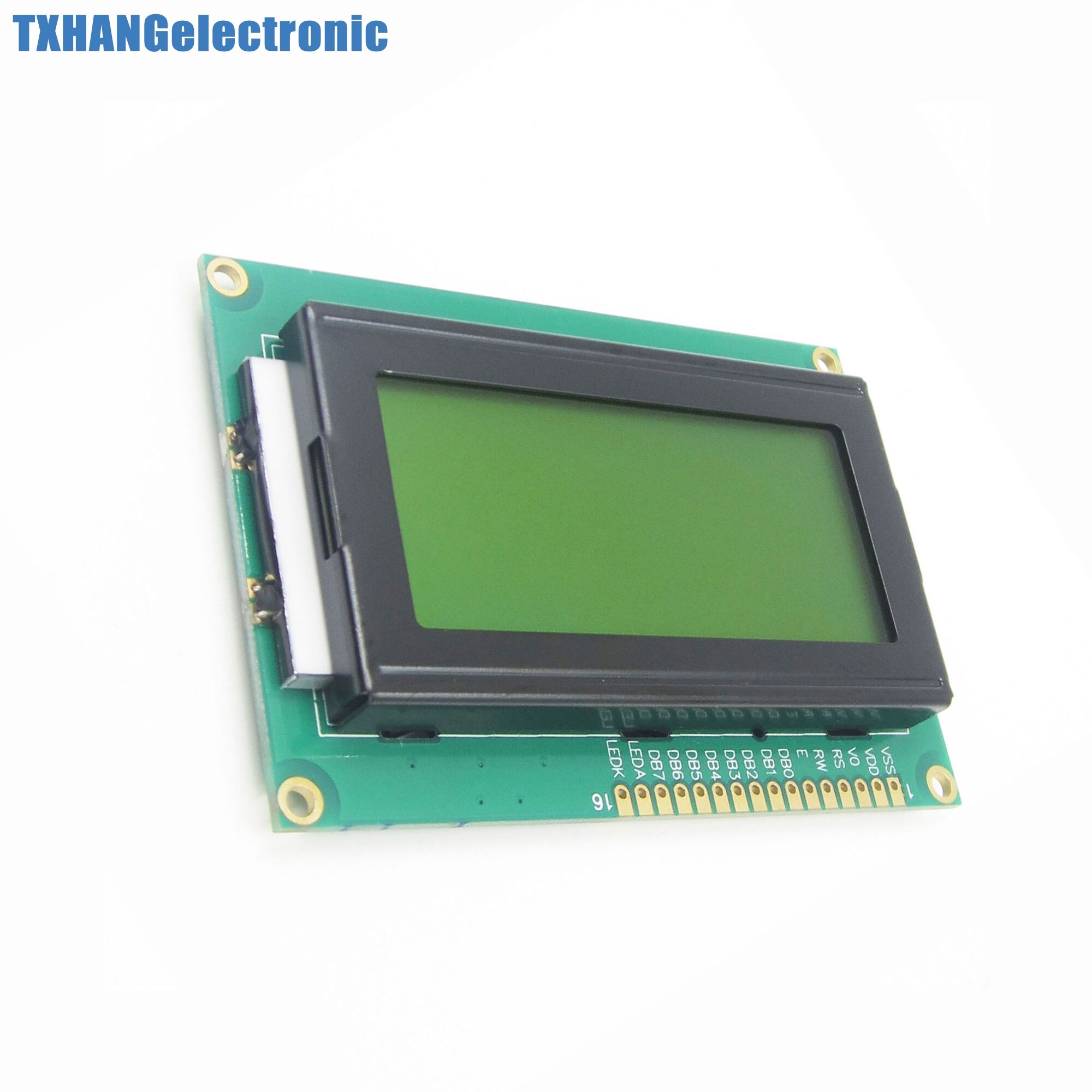 1 LCD1604 16X4 Karakter Lcd Display Module Lcm Geel Zwart Licht 5V Elektronische Component Accessoires Diy
