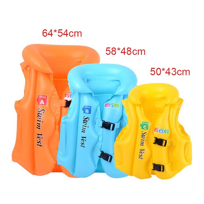 Baby Reddingsvesten Kids Pvc Float Opblaasbare Zwemmen Drijfvermogen Vest Zwemvest Zwemmen Aid Voor Tieners Leren Zwemmen Ring Aid