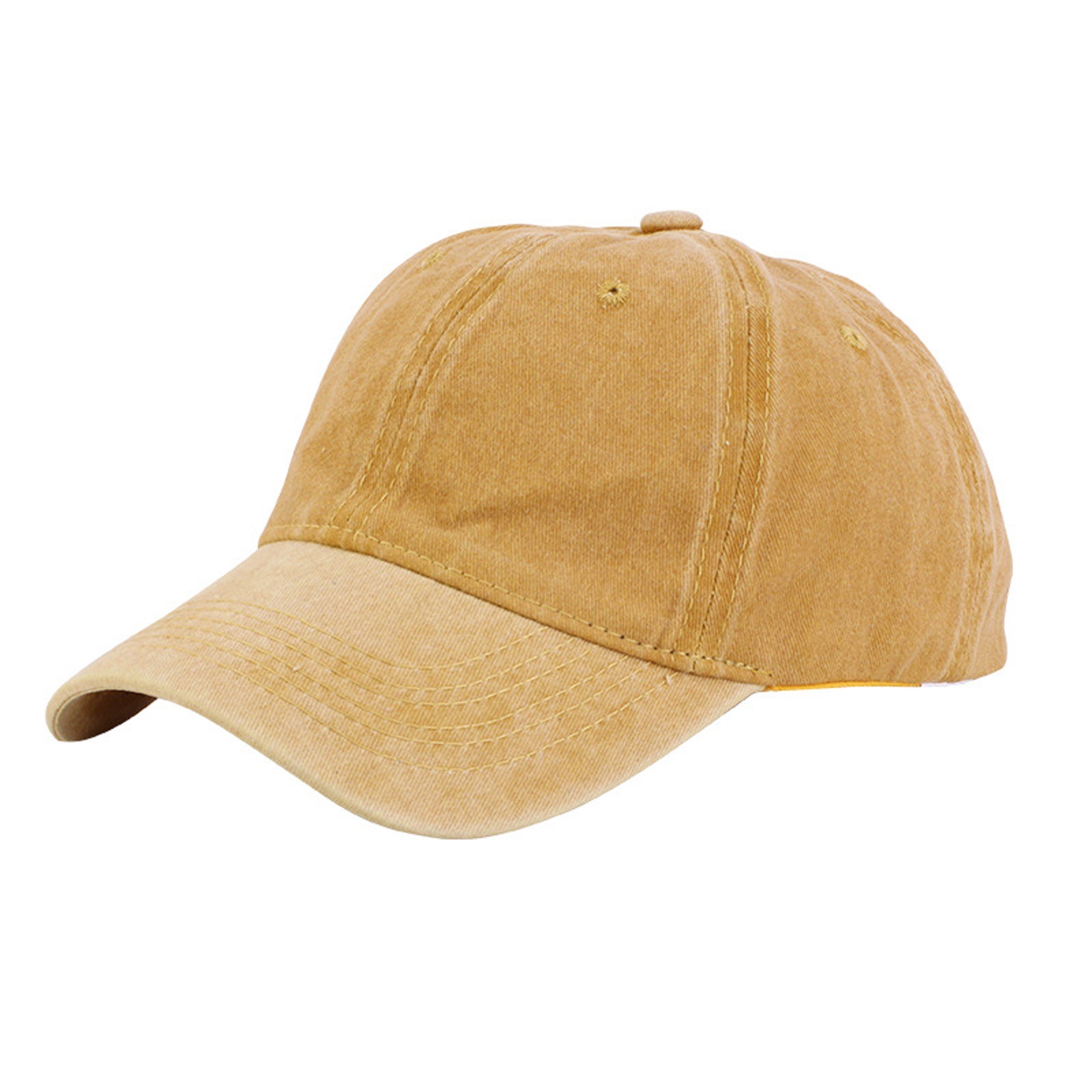 Gorra de béisbol de Color liso, ropa de calle, sombrilla de ala ancha, gorra de pico de pato para hombres y mujeres, gorra de pico de pato vaquera de cara suave: GINGER