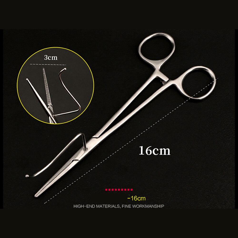 Pince de stérilisation professionnelle pour chien, 1 pièce, en acier inoxydable, 14cm 16cm, écarteur d&#39;ovaires, fournitures de clinique: 16cm