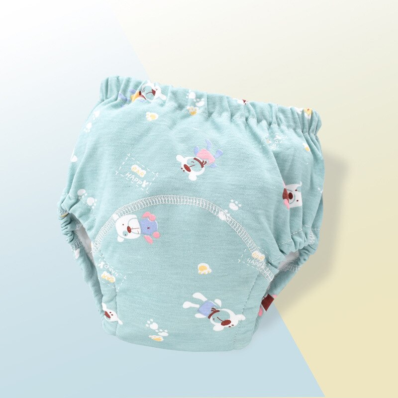 Lavable réutilisable bébé couches écologiques tetra poche tissu couche-culotte mousseline pul bebe culotte pour pot entraînement pantalon nappy: A06 / L(12-18kg)
