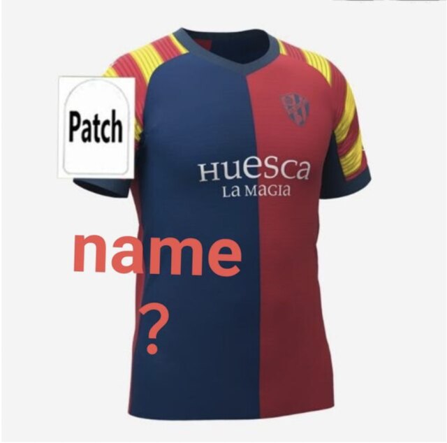 21 22 SD Huesca casa camiseta de fútbol de hombre 2022Day de Aragón Ki Sergio Gómez, J Pulio Insua Okazaki.: Army Green / XXL