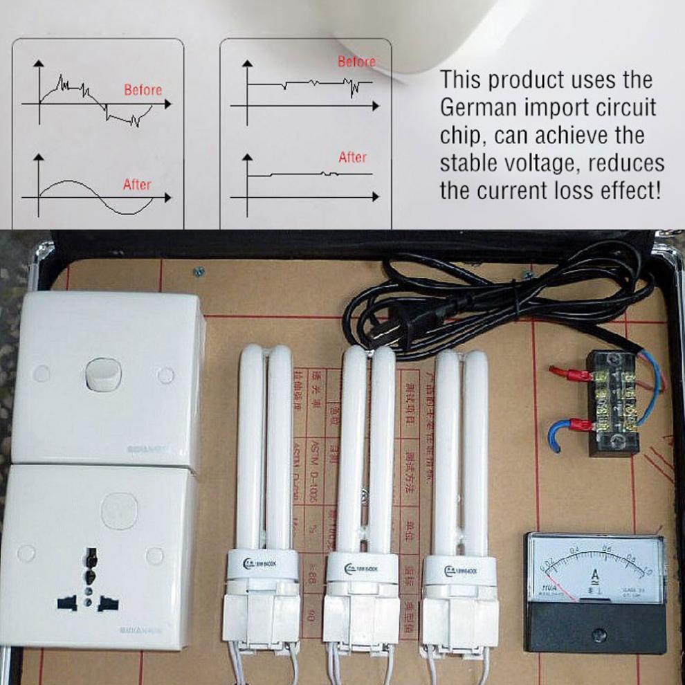 18KW 90V-250V Electricity Saving Box Power Saver Electricity Bill Killer Up to 30% for Home / Office / Factory Use EU/US