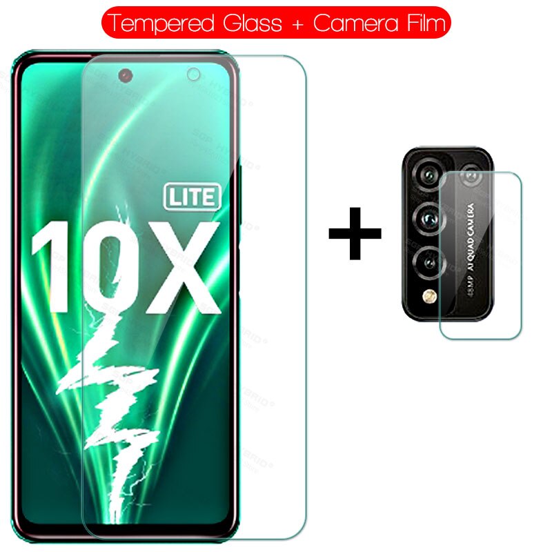 1 Om 2 Camera Glas Voor Huawei Honor 10x Honor10x Lite Beschermende Glas Op Honor 10Xlite 10 X Lite xlite Licht Schoon Screen Sklo: For Honor 10x Lite / 2in1