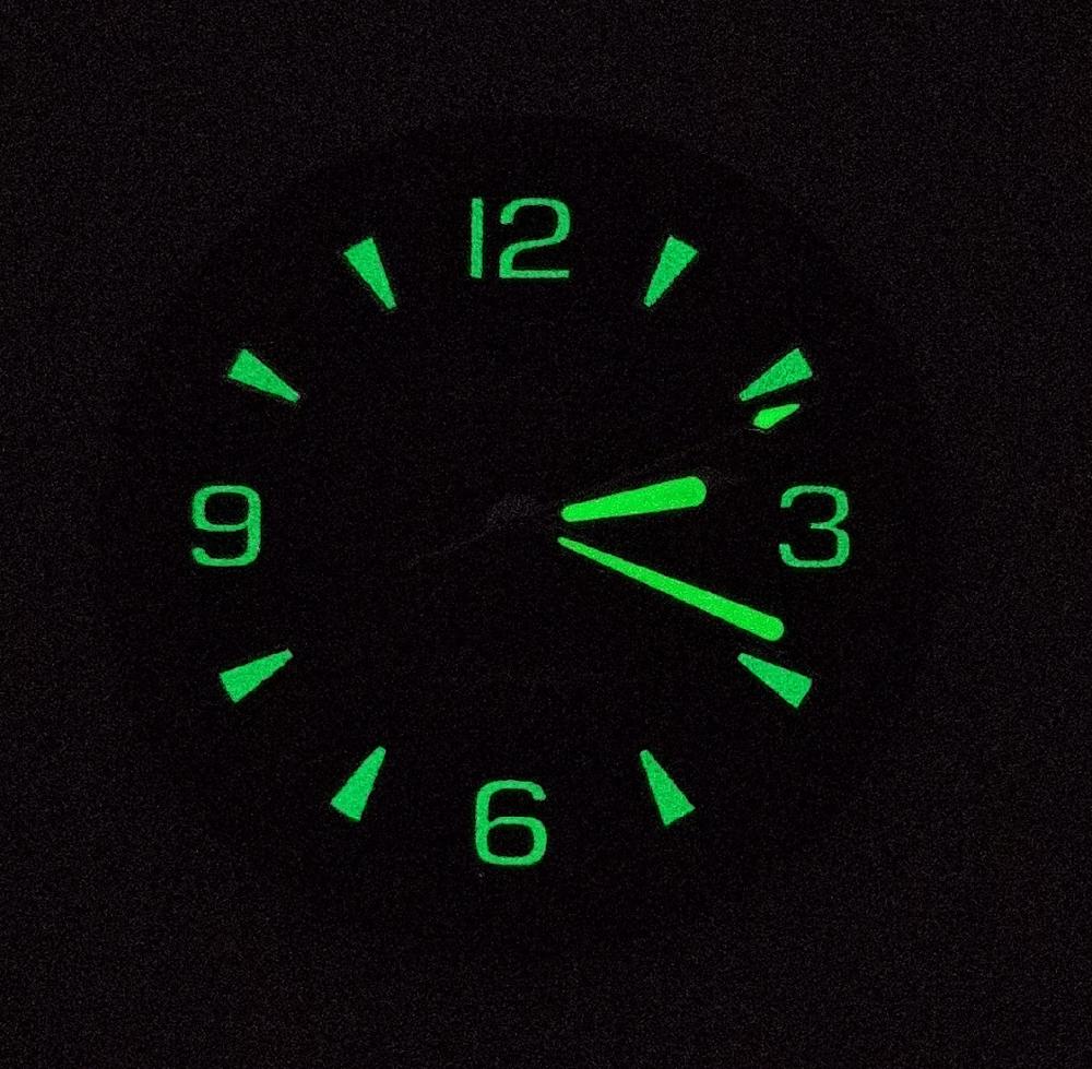 34.5MM green night light dial and hour hand for eta 2824/2892/2839 automatic mechanical movement