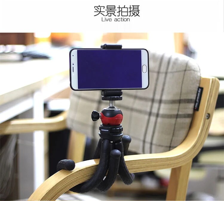 Arriving Mini Octopus Flexible Tripod Sponge Mobile Phone Camera Tripod cell phone tripod mini selfie stick