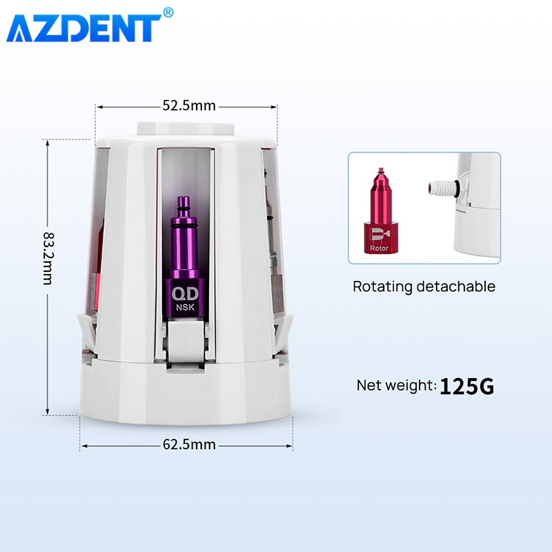 AZDENT Dental Universal Portable Handpiece Spray Lubricator Maintenance Attachment Cap 5 Nozzles Care Spray Lubricant Oil