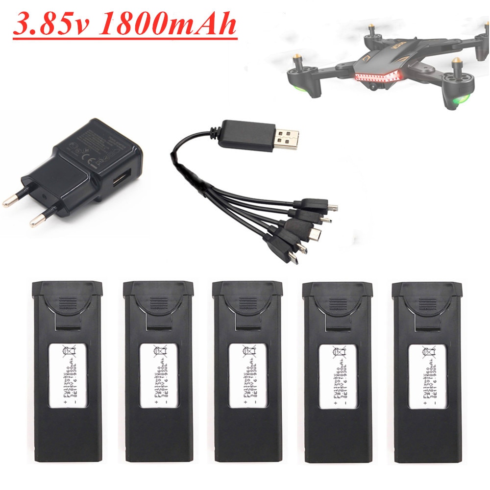 Original 3.85V 1800mAh Lipo Bettery For VISUO XS809s XS816 RC ...