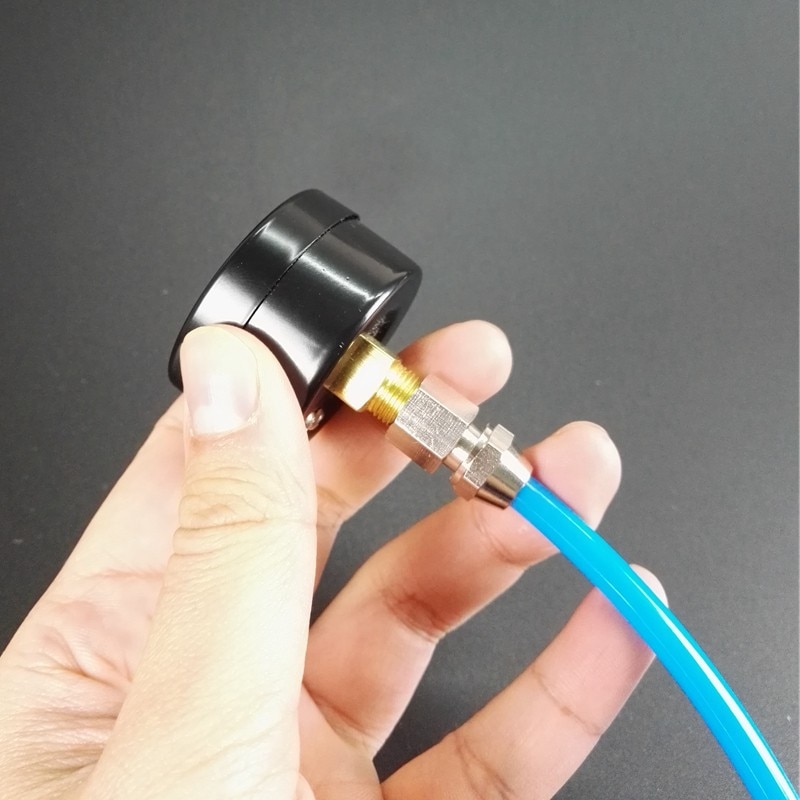 Manómetro de dióxido de carbono para acuario, 2 uds., co2, indicador de presión de aire diy, hecho en casa