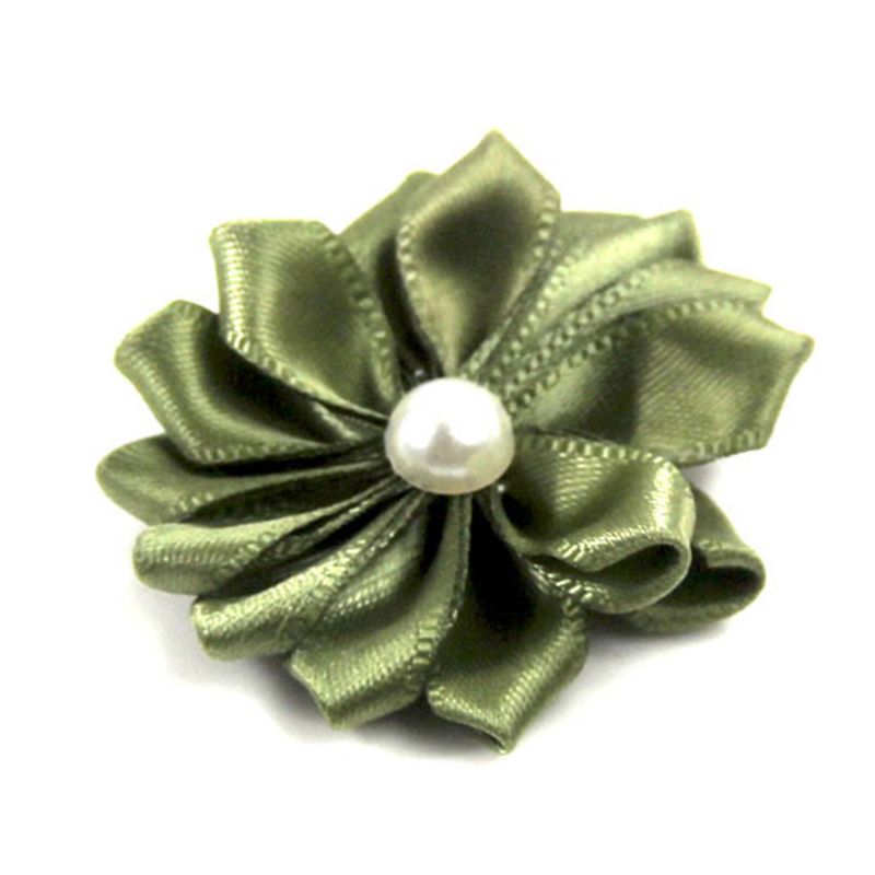 20PCS carino piccolo cane capelli Bowknot fiore imitazione perla Topknot Pet Hair Decor