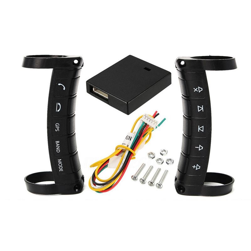 Universal Multi-function Wireless Steering Wheel Controller DVD Navigation Buttons Controller