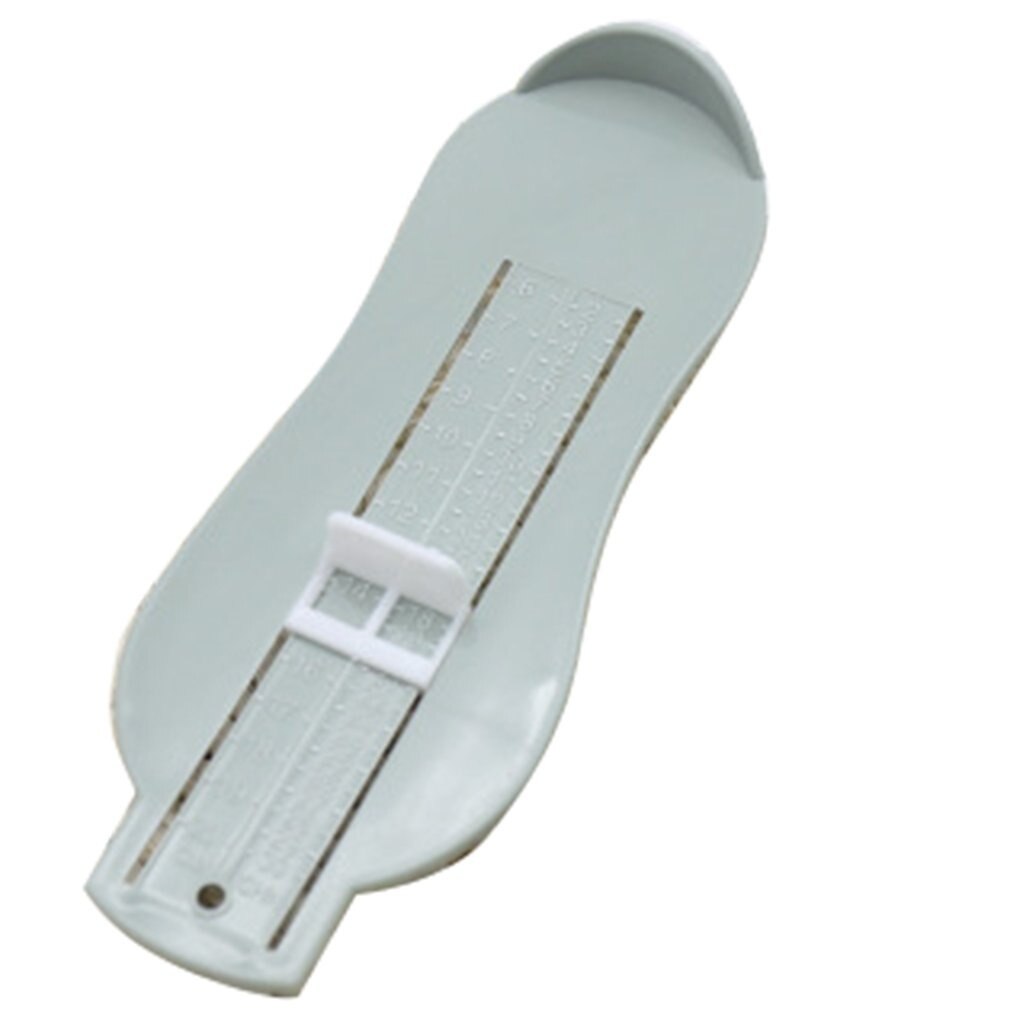 Plastic kindervoetmeter 3 kleuren meet babynagelverzorging babyvoetliniaal kindervoetlengtecalculator babynagelverzorging