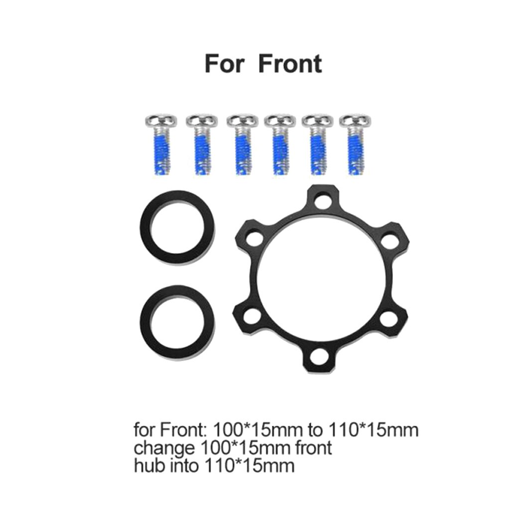 Bike Front Boost Hub 100*15mm To 110*15mm 142*12mm To 148*12mm Adapter Kit Bicycle Hub Converter Adaptor Accessory: OD0921-01