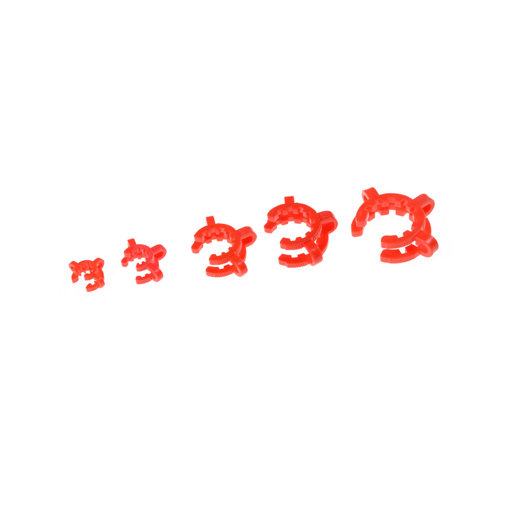 10 pcs Lab Keck Clamp Use for Glass Ground Joint 29# 23mmx28mm Laboratory Plastic Clip,