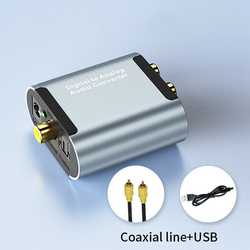 Digitaal Naar Analoog Audio Converter Met 3.5Mm Audio Hd Decoder