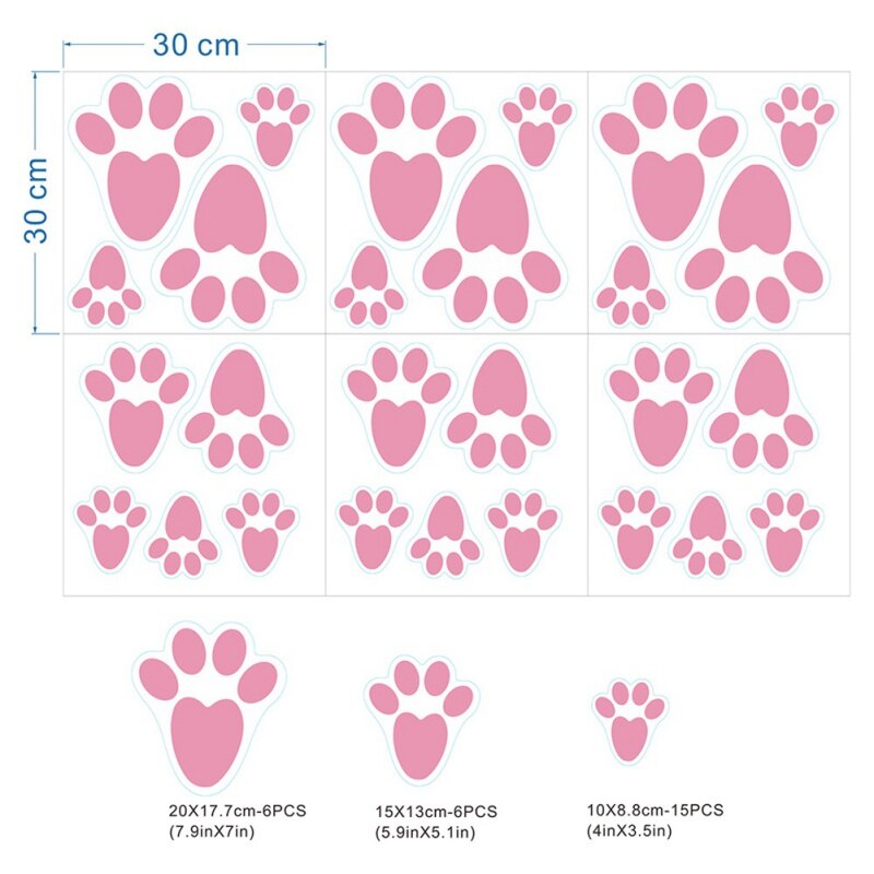 Fun Express Pink Bunny Paw Print Floor Decal Clings – 12 Selbsthaftende Bodendekos Für Ostern Fun Express Pink Bunny Paw Print Floor Decal Clings – 12 Selbsthaftende Bodendekos Für Ostern