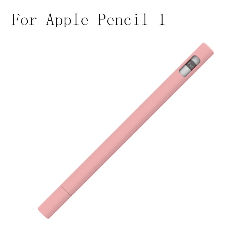 Cute Candy Color Silicone Pencil Case Cap For Apple Pencil 2/1 For iPad Tablet Touch Pen Stylus Cartoon triangl Protective Cover: WS208-1-2