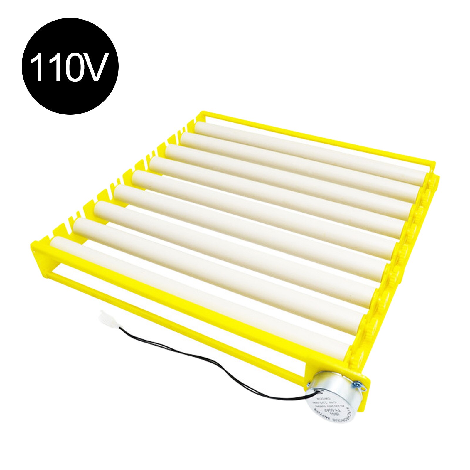 Bandeja giratoria para incubadora de huevos, equipo de incubación de aves de corral, pollos, patos y otras incubadoras de aves de corral, gira automáticamente los huevos, 56 Uds.: 110v