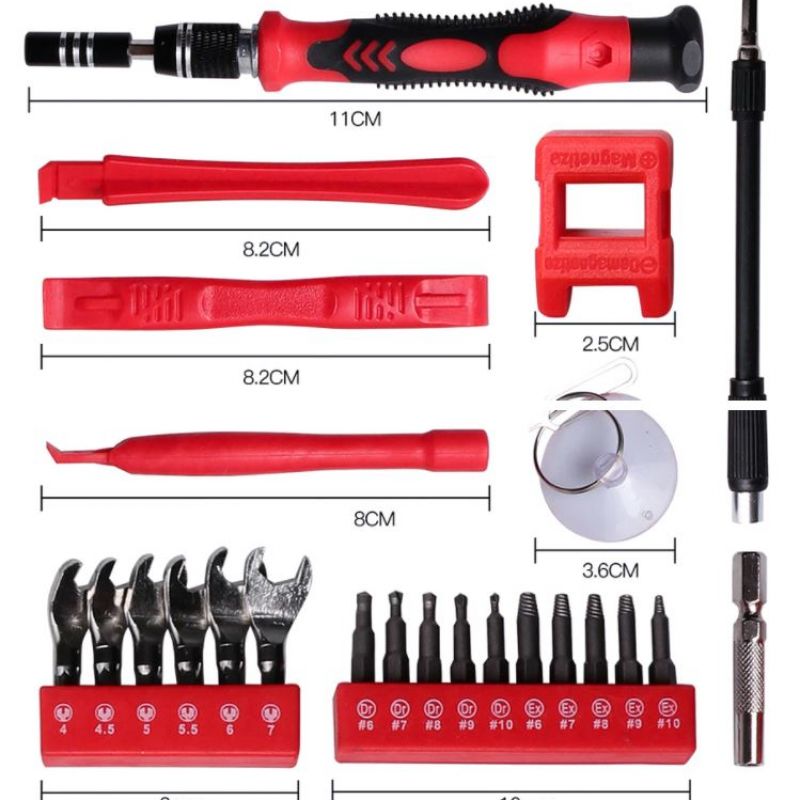 138/115/52 In 1 Precision Screwdriver Set Magnetic Screwdrivers Kit Precision Torx Hex Screwdriver Hand Tools Muiluse Repair set