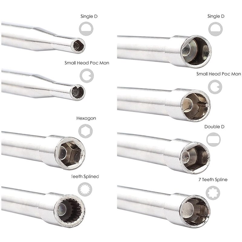 8 Pcs Carburetor Adjustment Tool Kit with 10 Oil Bubbles and Bag for Common 2 Cycle Carb Small Engine