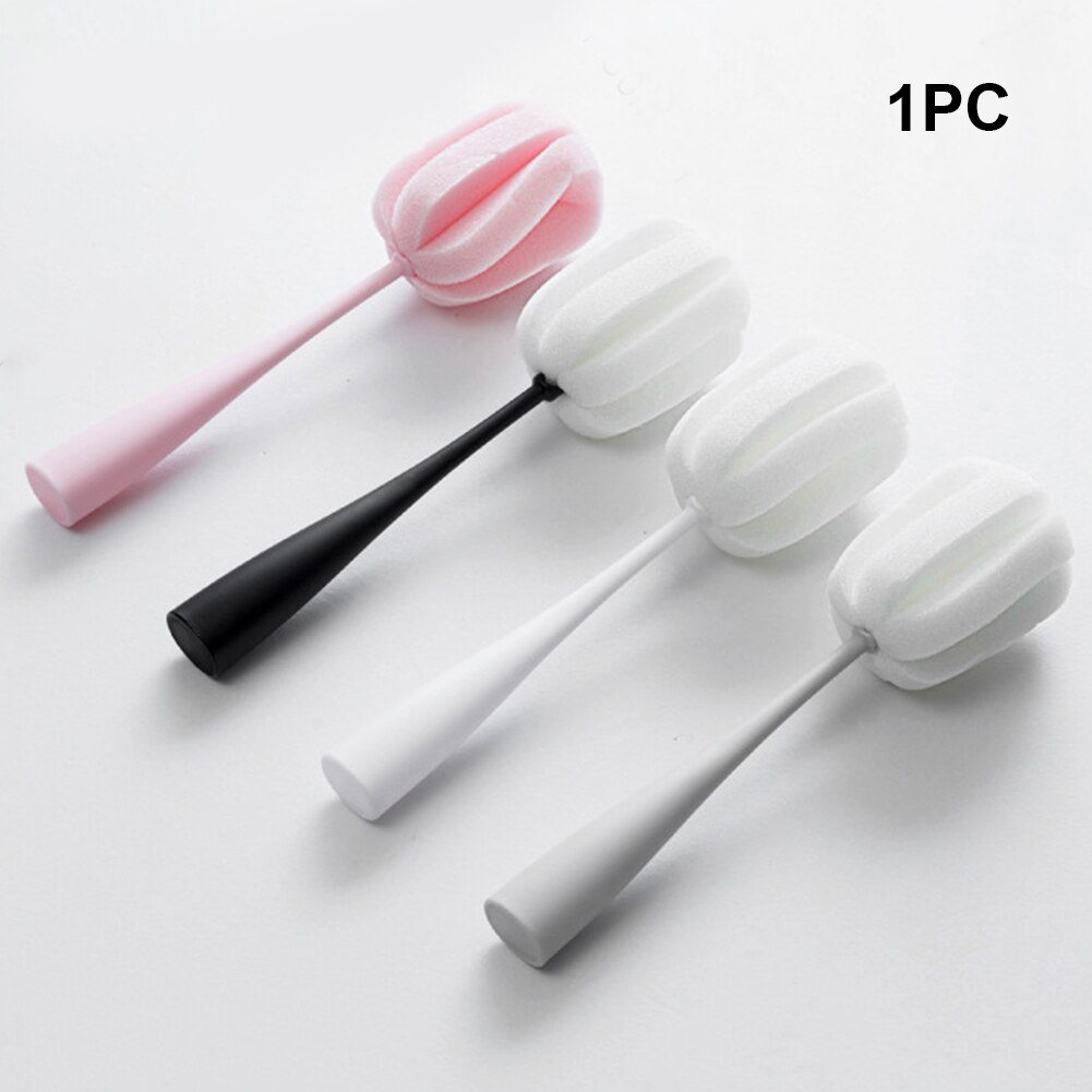 For Pots Glass Cup Teapot Kitchen Cleaning Tool Free Standing Sponge Baby Supplies Home Coffee Bottle Brush Washing Long Handle