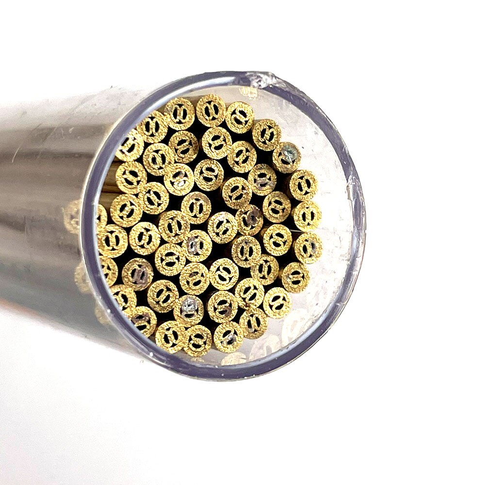 Tubo de electrodo de latón Ziyang multiagujero 2,0*400mm para máquina perforadora EDM