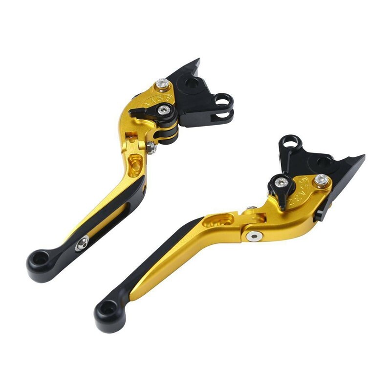 Motorcycle Opvouwbare Uitschuifbare Rem Koppeling Hevels Voor Yamaha Yzf R1 04-08 Yzf R6 05-16 R6S 2006 2007: Gold