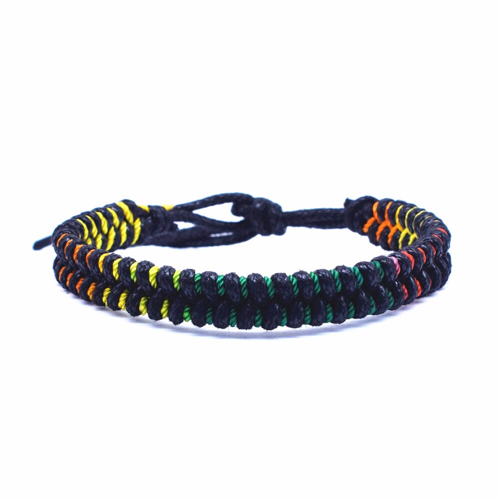 Hand geweven Kant Up Vlag Kleur Armband voor Mannen en Vrouwen Koppels Armband Sport Fans Rol- spelen Sieraden: r13