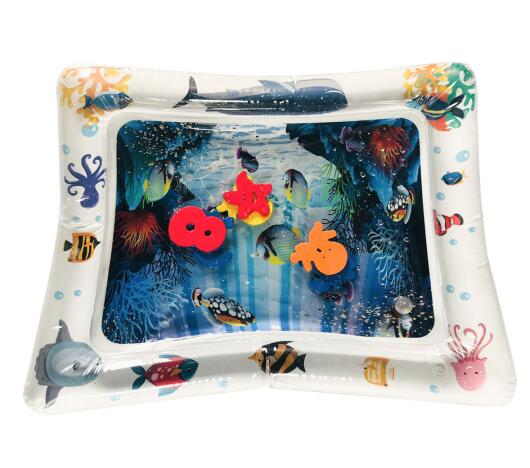 Zomer Baby Training Water Kussen Pat Pad Niet Giftig Opblaasbare Klopte Pad Baby Opblaasbare Water Mat Speelgoed Voor kinderen: B