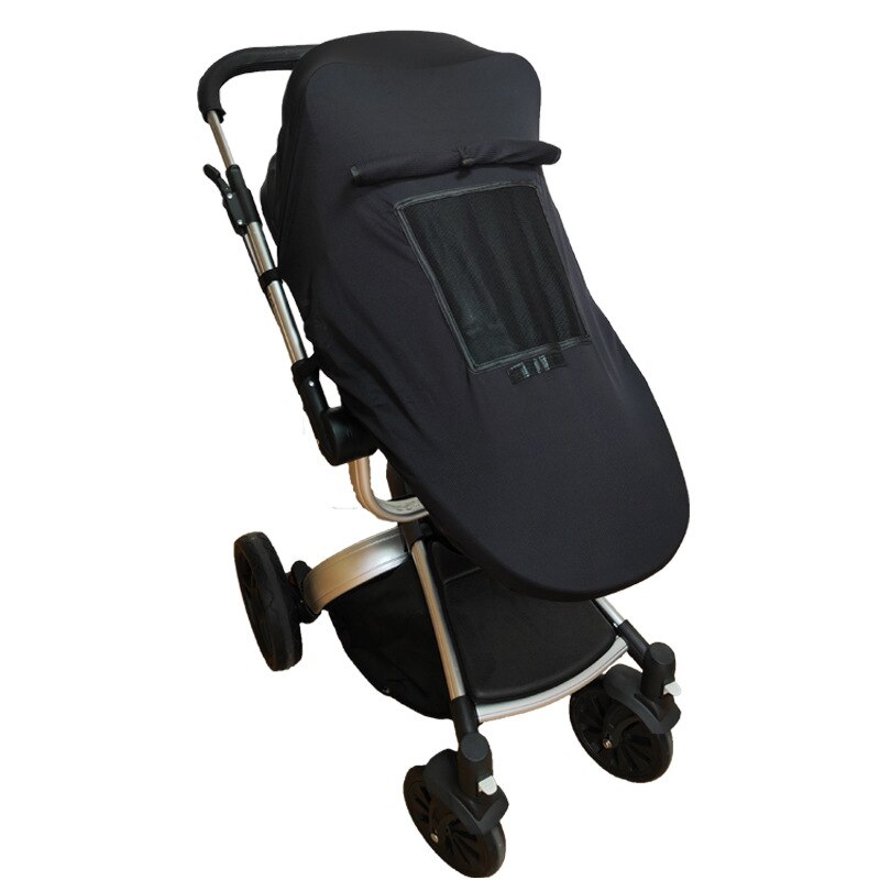 Baby Stroller Rag Shade Blocks UV UVB Sun Rays Cover Car Awning Mosquito Insect Net Mesh RainTent Stroller Protection Accessory: Burgundy