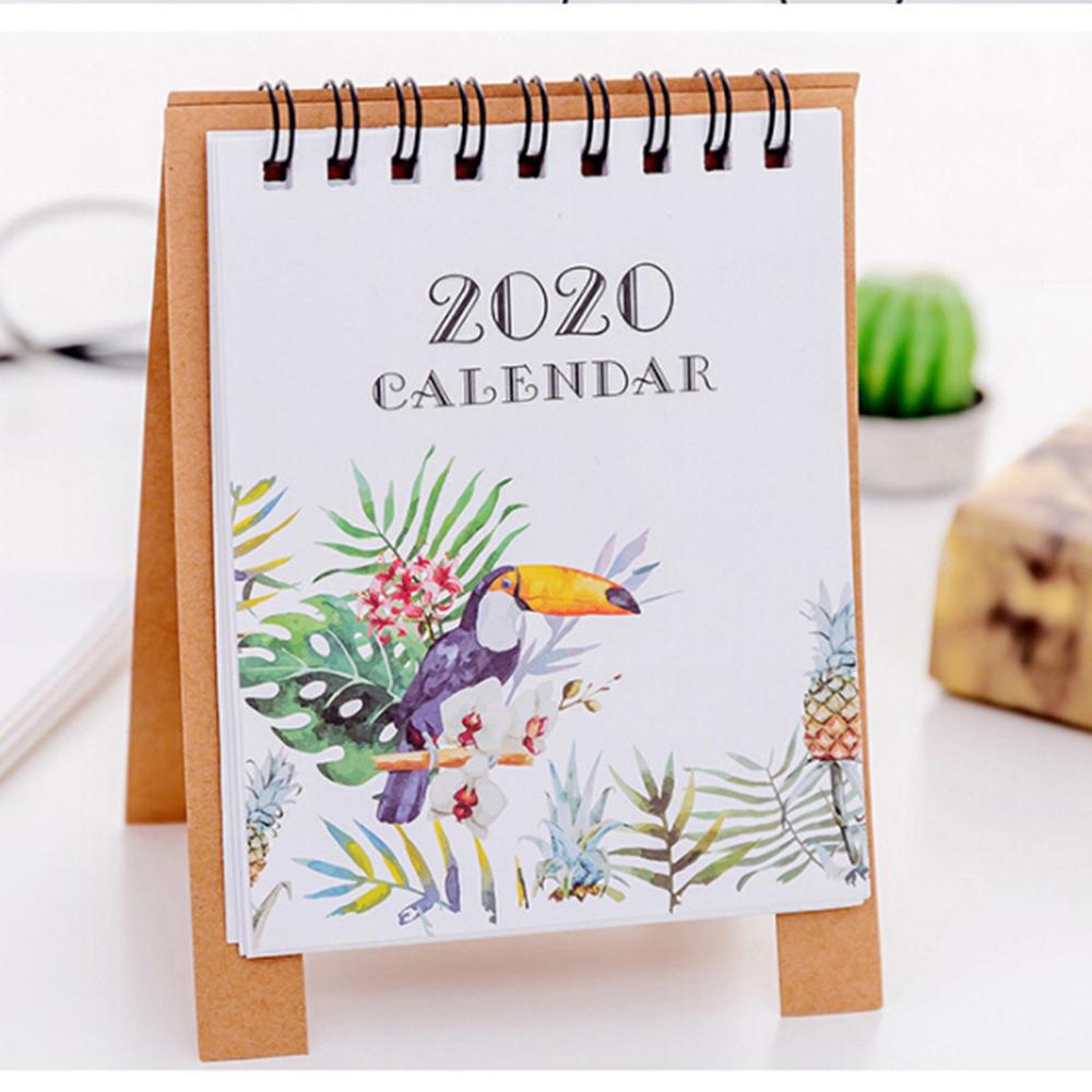 advent calendar Cute Cartoon animal Mini Desk Calendar School Office planner kawaii agenda table calendar office decor FDH