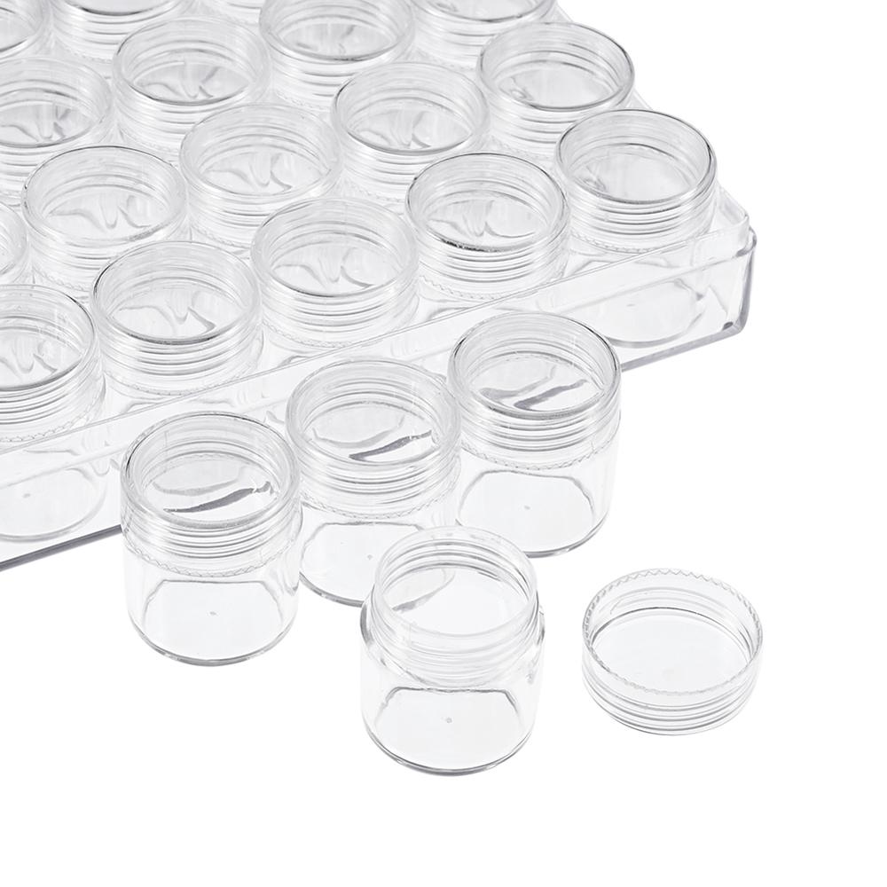 30 Pcs Clear Plastic Kralen Containers Bead Gems Case Voor Sieraden Opslag Verpakking 30 Pcs Fles/Set