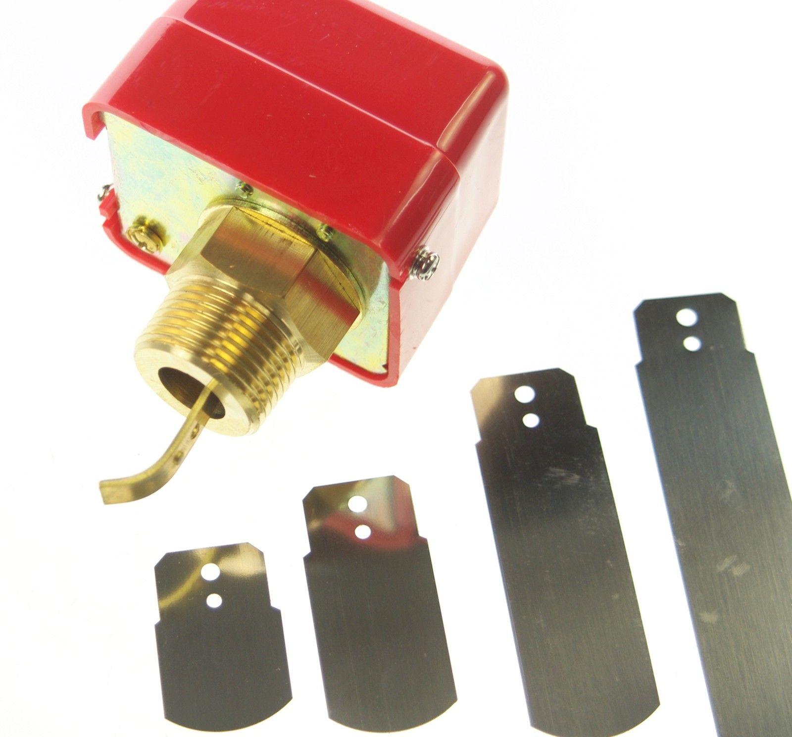 1" inch BSPP Thread 220V 3A Paddle Water Flow Control Switch SPDT Contacts